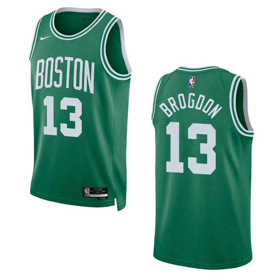 Men's Boston Celtics Malcolm Brogdon #13 Icon Edition Kelly Green Swingman 2022-23 Jersey 2401UUAN